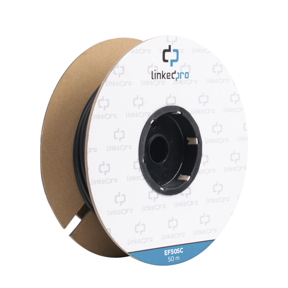 Linkedpro EF-50-SC Fiber Optic Cable Single SC-SC Duplex Connectors 164 ft