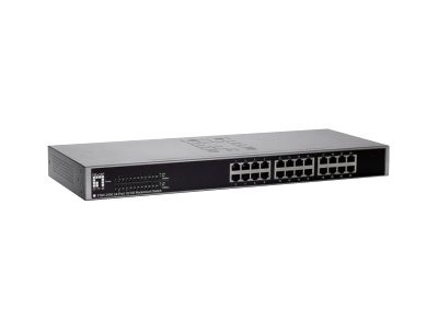 LevelOne FSW-2450 Switch 24 x Desktop Network Switch 0.1Gbps 24-Port