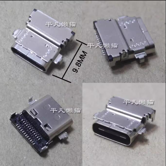 1PC Power Interface Charging Head USB3.1 24 Pin 2 Row 12 Pin L=9.8MM Type-C