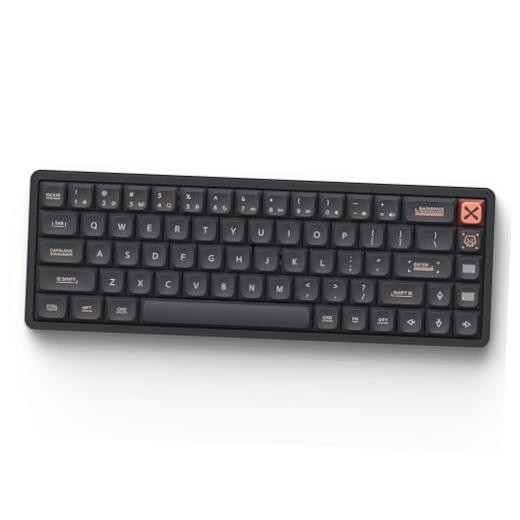 Magi65 Low Profile Mechanical Keyboard Wireless 65% Keyboard 68 Keys Black