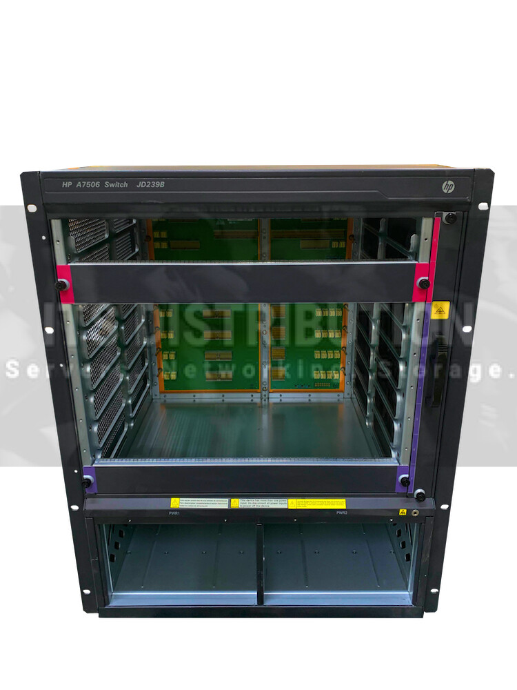 JD239B I HP A7506 FlexNetwork 6 Slot Switch Chassis 0235A0G1