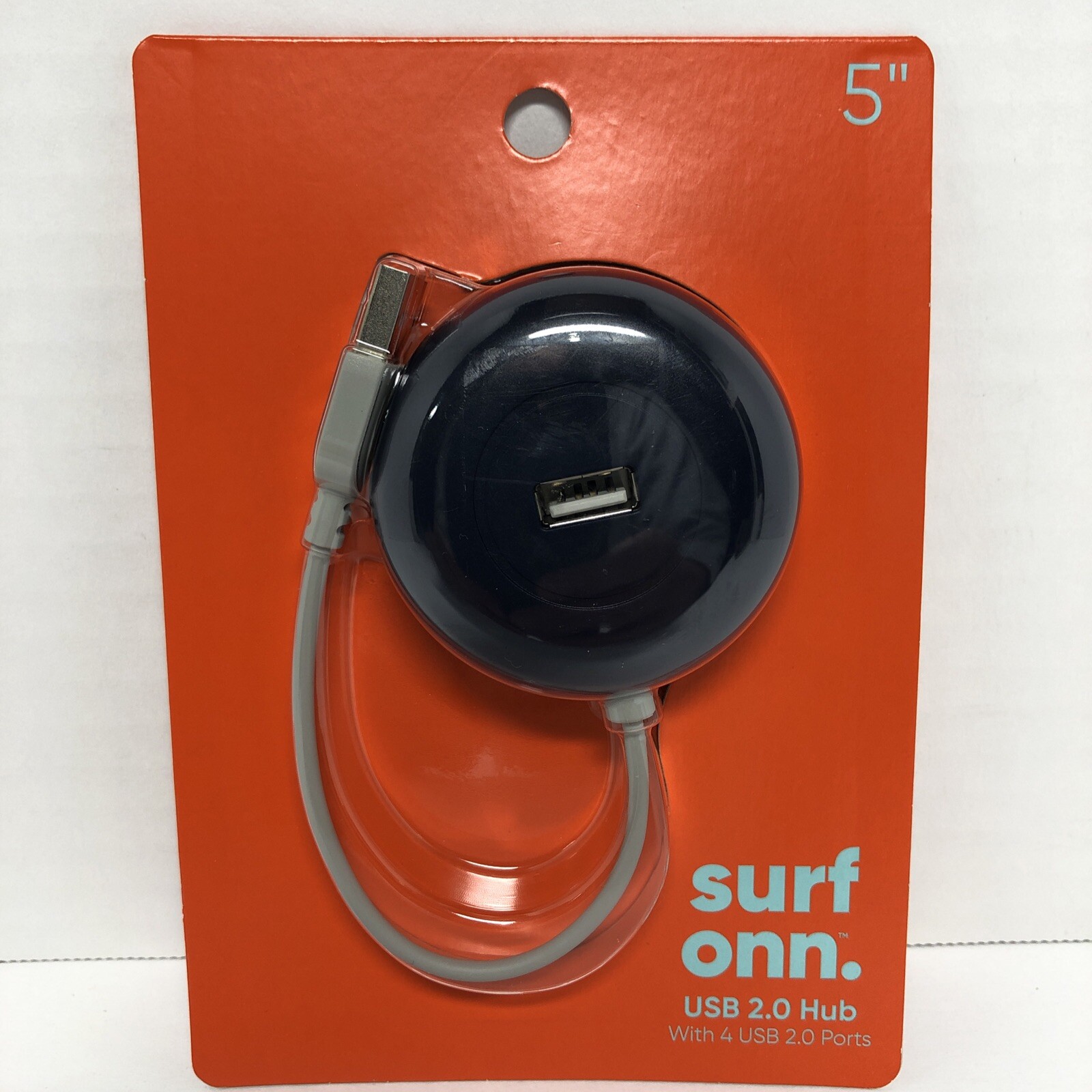 USB 2.0 Hub with 4 USB 2.0 Ports in one Connection by Surf ONN 