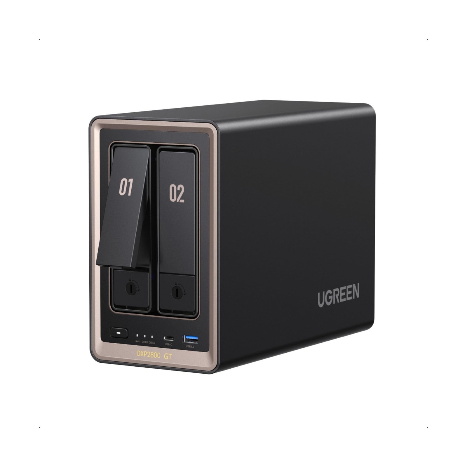 NAS for Smart Home Enthusiasts Creators & Freelancers - 10GbE Transfers 8GB DDR4