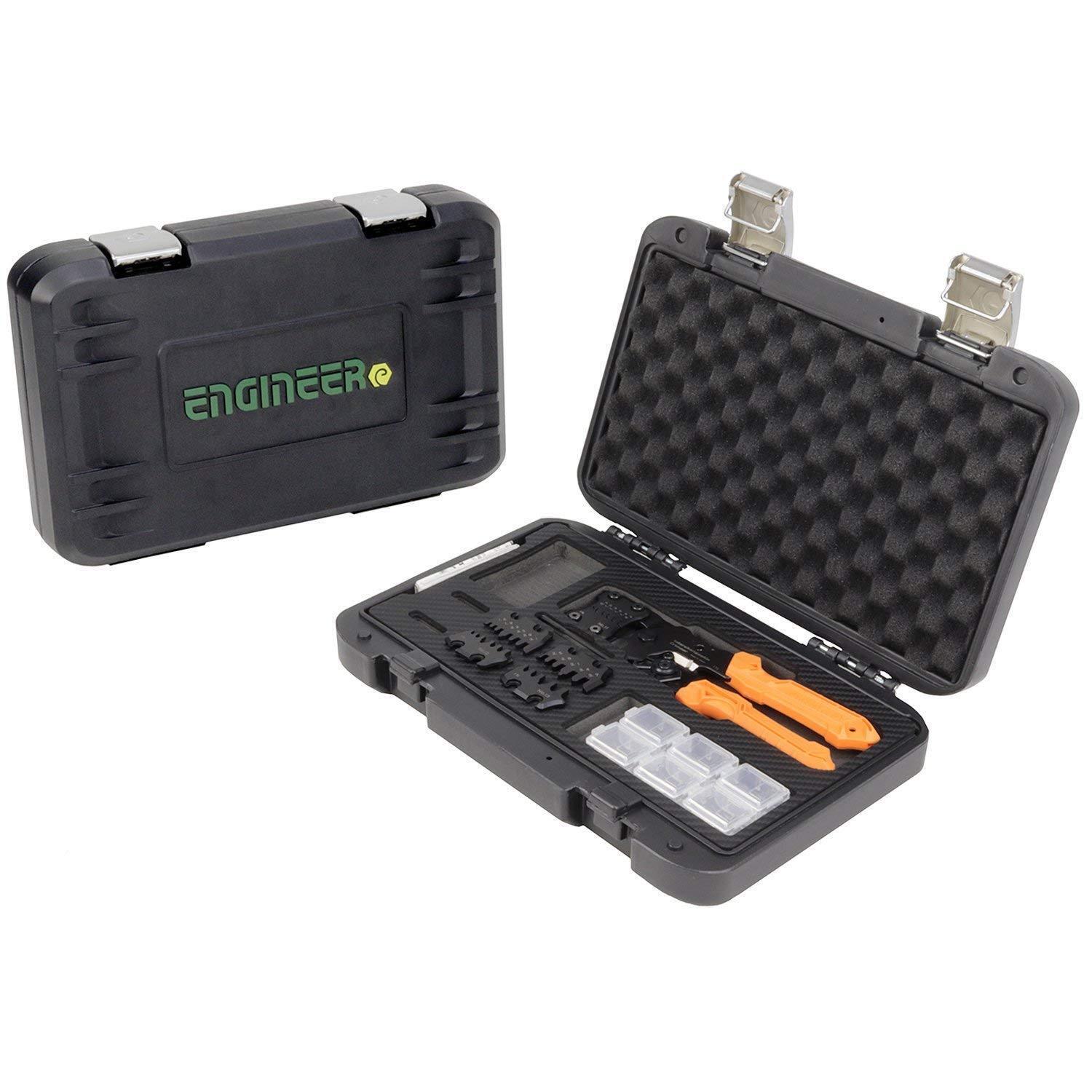 Handy CRIMPING TOOL SET, 3 inter-changeable die plates Japanese ENGINEER PAD-02