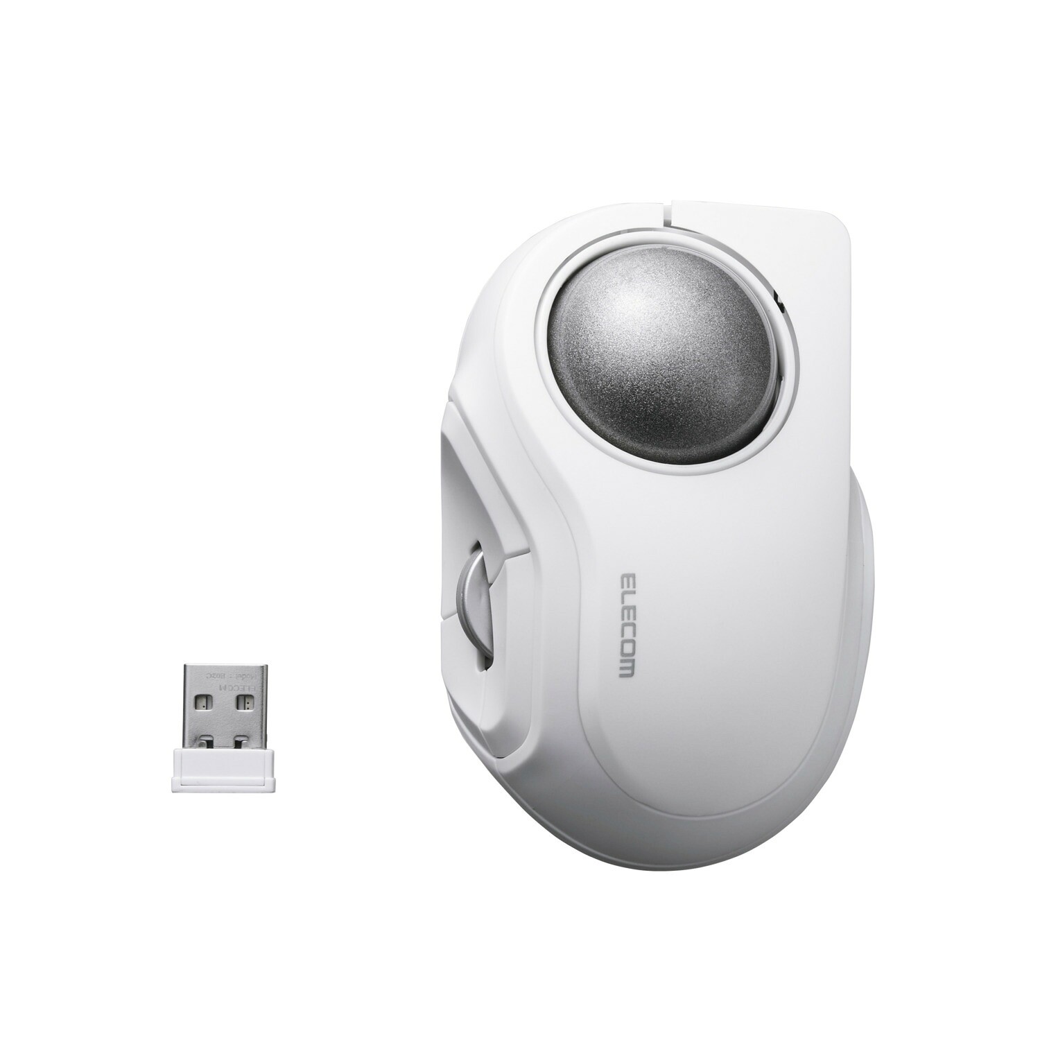 ELECOM bitra M-MT2MRSWH Trackball Dual Wireless Bluetooth 2.4GHz Silent White