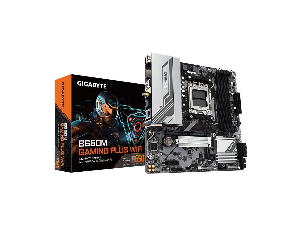 Gigabyte B650M GAMING PLUS WIFI Motherboard - AM5 - Micro ATX