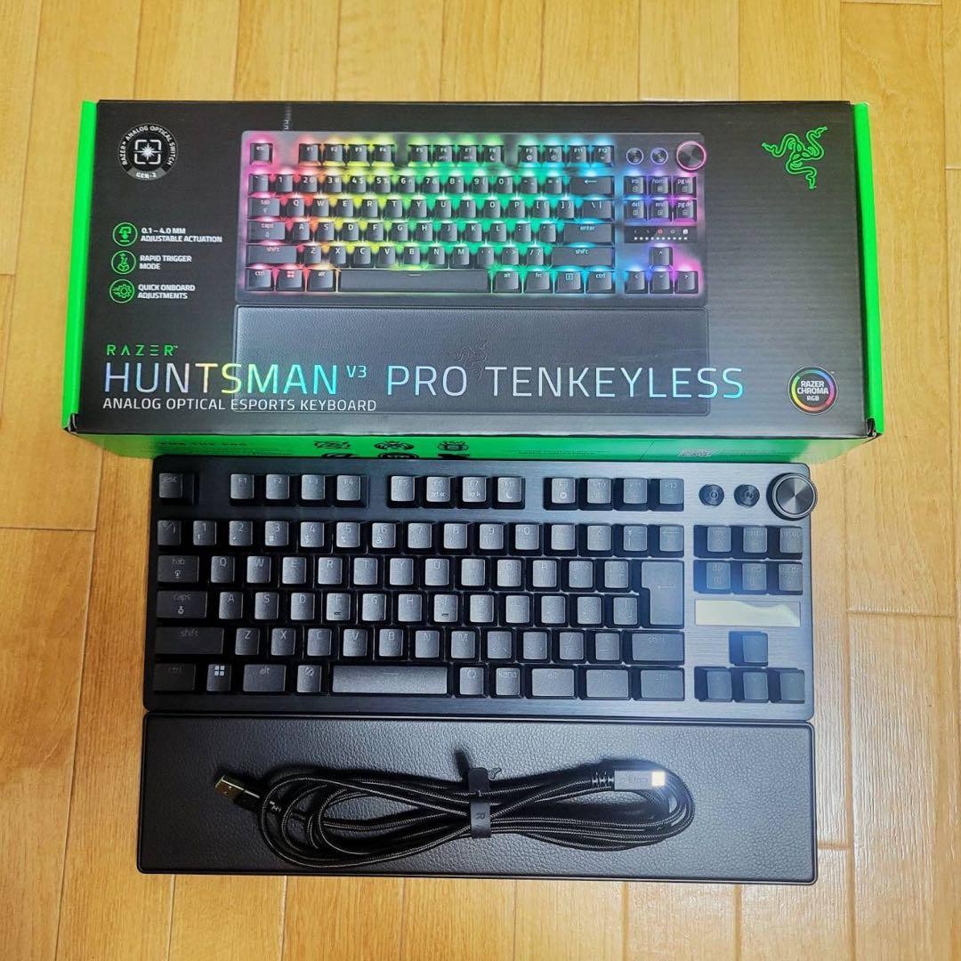 Razer Huntsman V3 Pro TKL JP High Performance Gaming Keyboard Tested