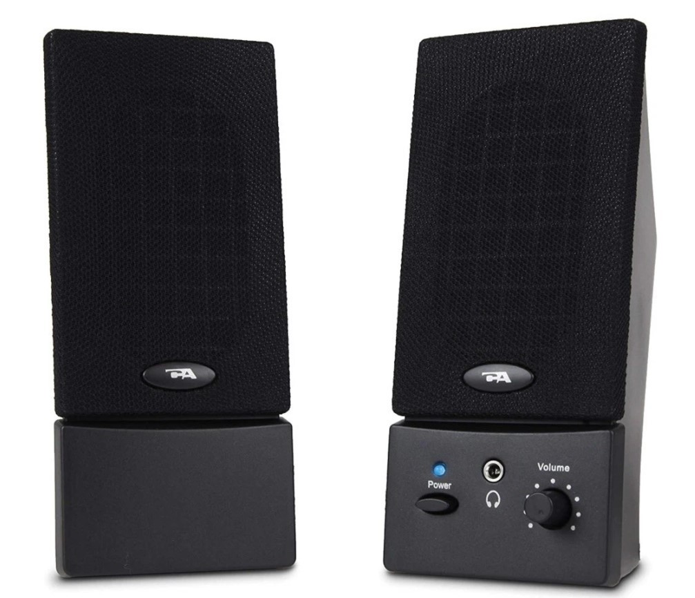 Cyber Acoustics USB Powered 2.0 Desktop Speaker System with 3.5mm Audio CA-2016