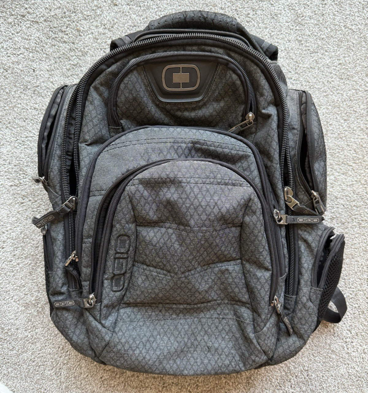 OGIO Gambit Laptop Backpack Graphite Fits 17" Laptop Computer School Work Bag