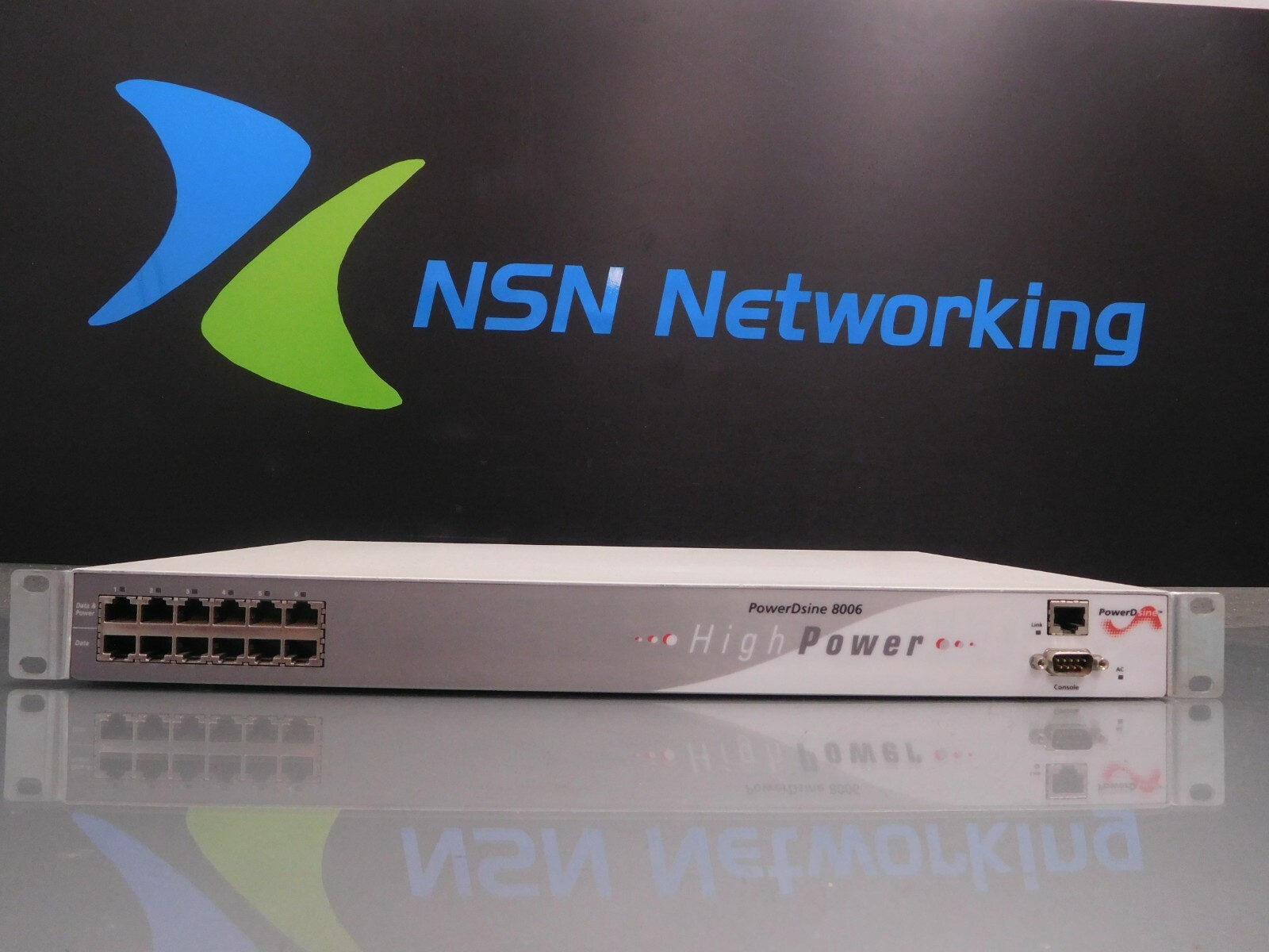 PowerDsine 8006 PD-8006/AC/M 6-Port Managed PoE Injector Midspan 