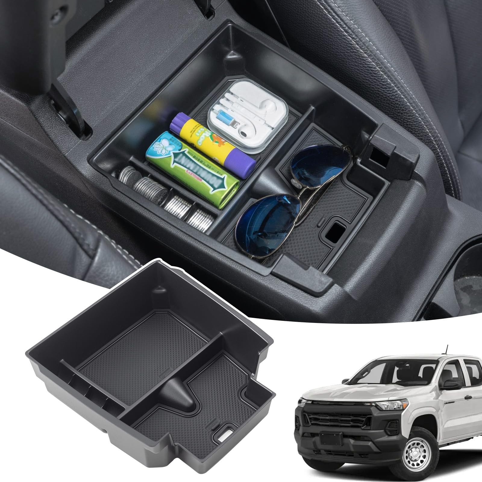 JDMCAR Center Console Organizer Compatible with 2023 2024 2025 2026 Chevy Colora