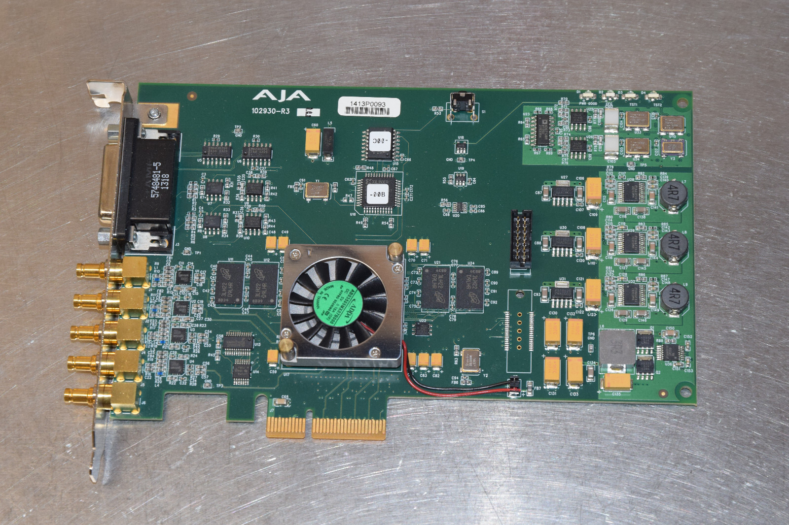 AJA Video Systems Z-OEM-CRV22-R0 102930-R3 PCIe x4 2 Input Capture Card