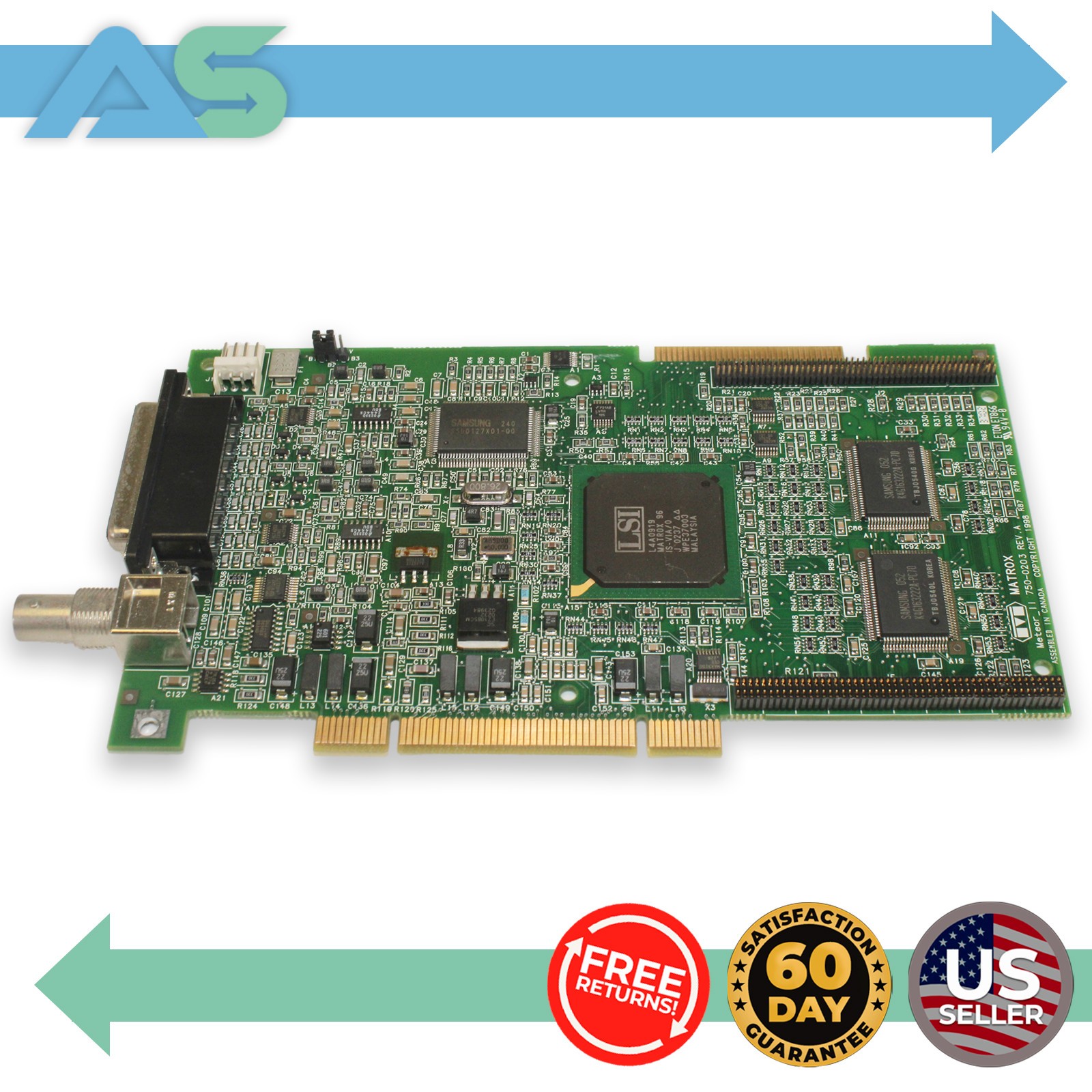 Matrox Meteor2/4 Frame Grabber Board Real-Time Video Capture Card | 63039620278