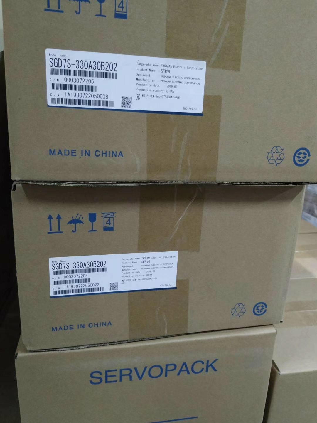 1PC Yaskawa SGD7S-330A30B202 Servo Driver Brand New Fast Shipping FedEx or DHL