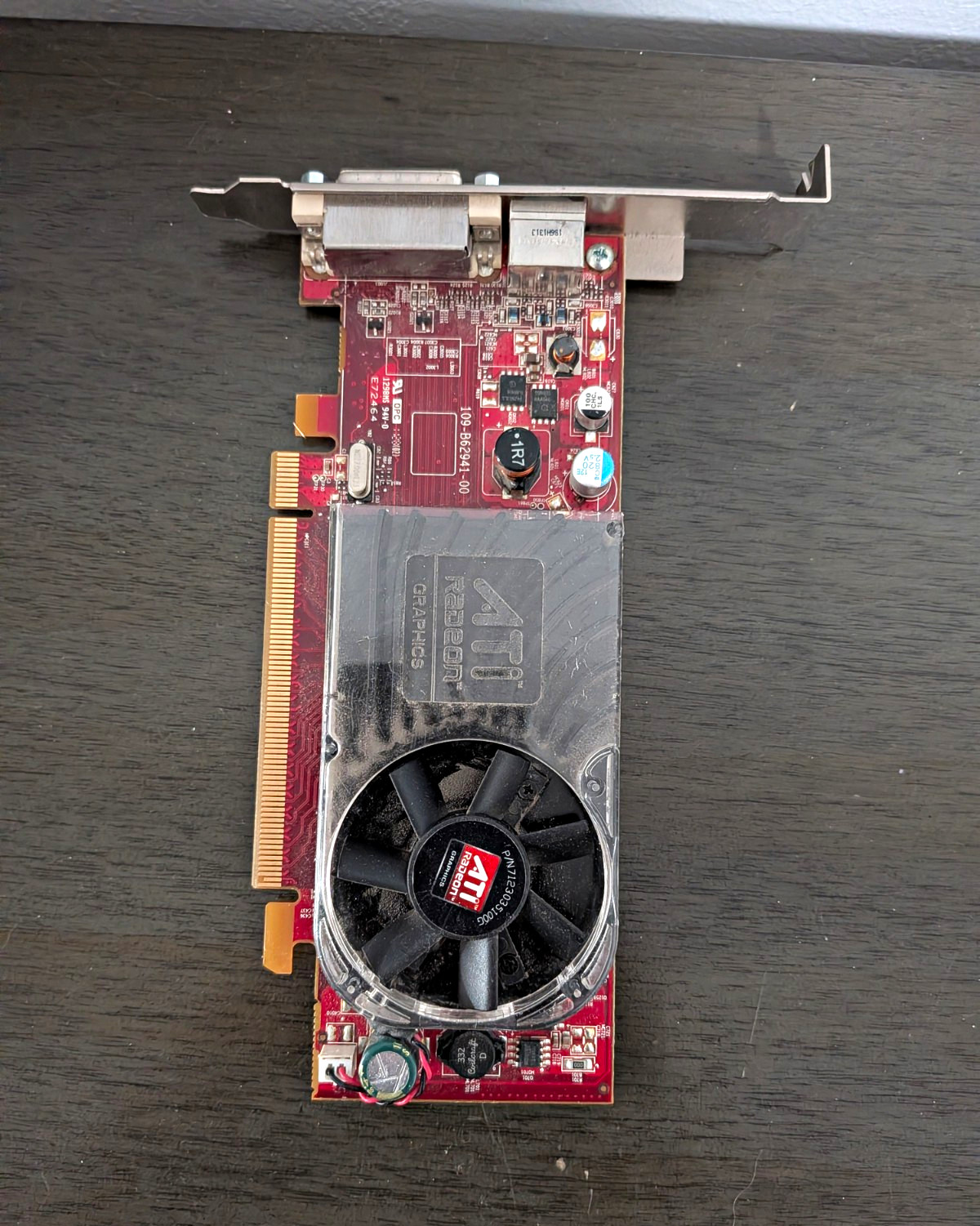 ATI Radeon PCIe x16 Low Profile 512MB DDR3 DVI/DisplayPort DirectX 10