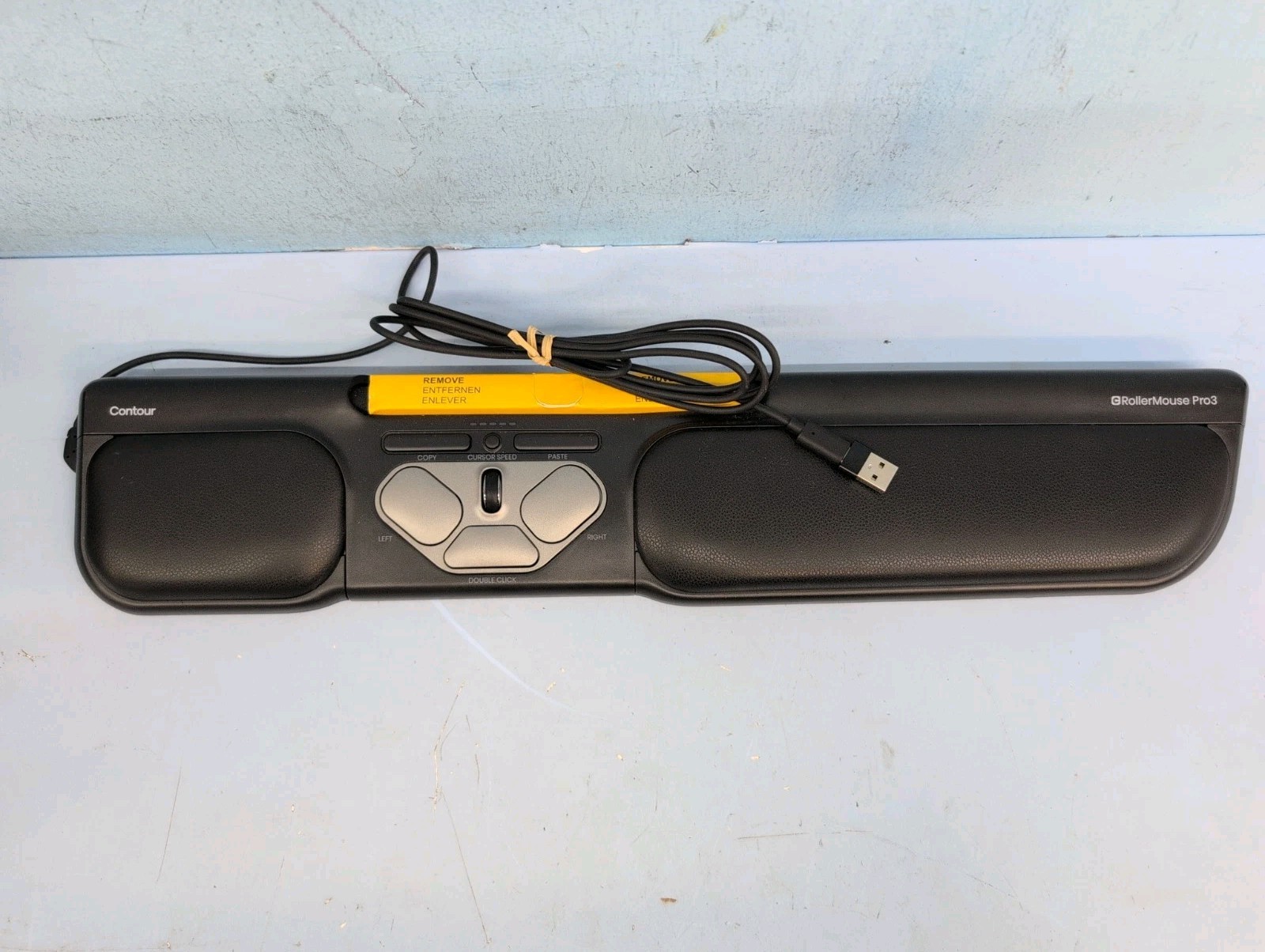 Contour Design RollerMouse Pro3 Wired Ergonomic Mouse Black RM-PRO3