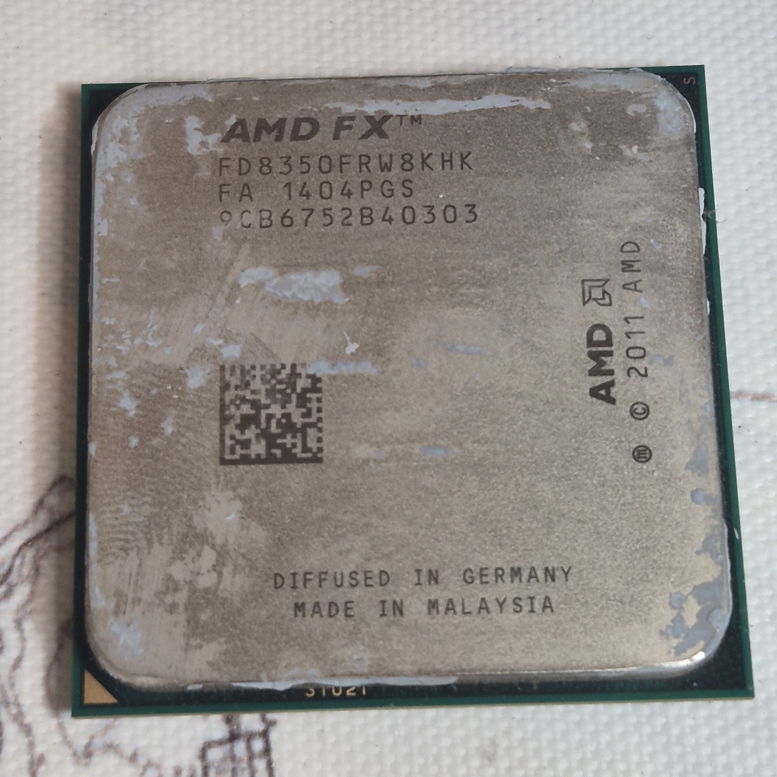 AMD FX-8350 4.0GHz Octa-Core AM3 Processor (FD8350FRW8KHK)