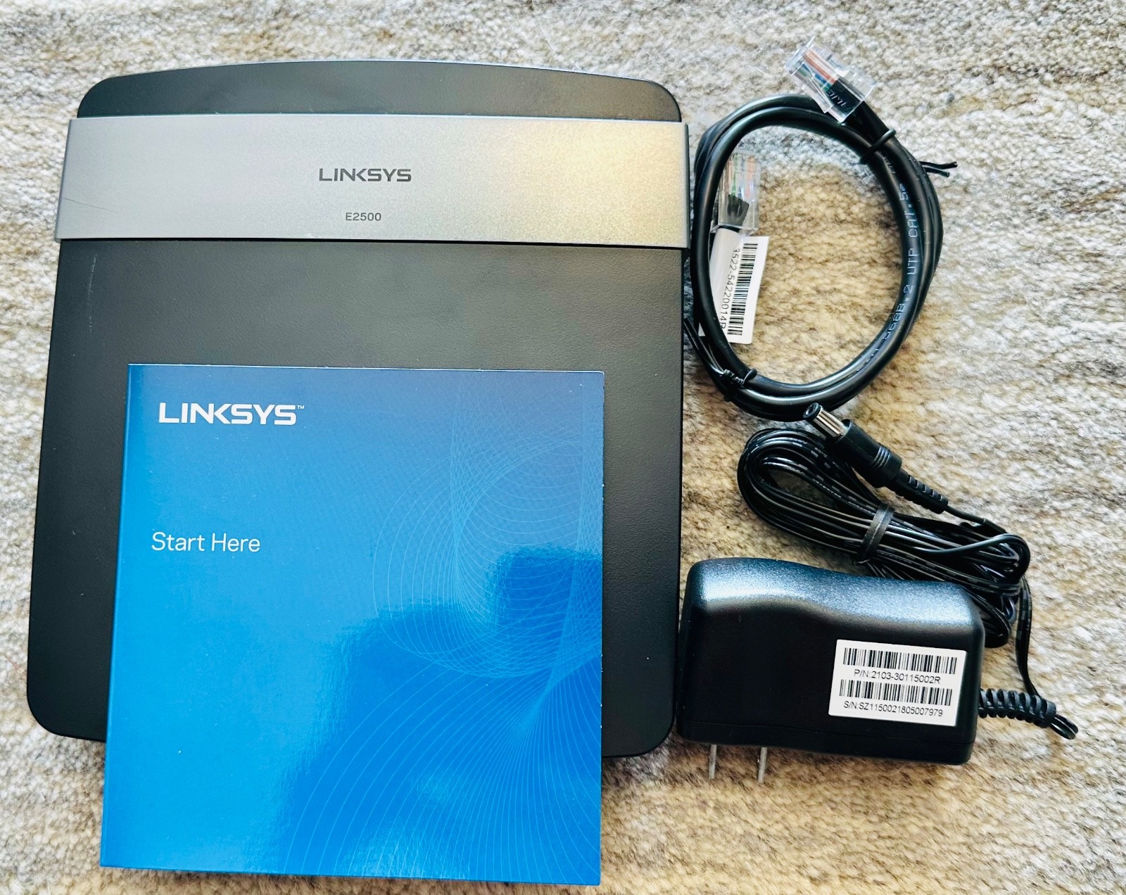 Linksys E2500-4B N600 Dual Band WiFi 4 Router