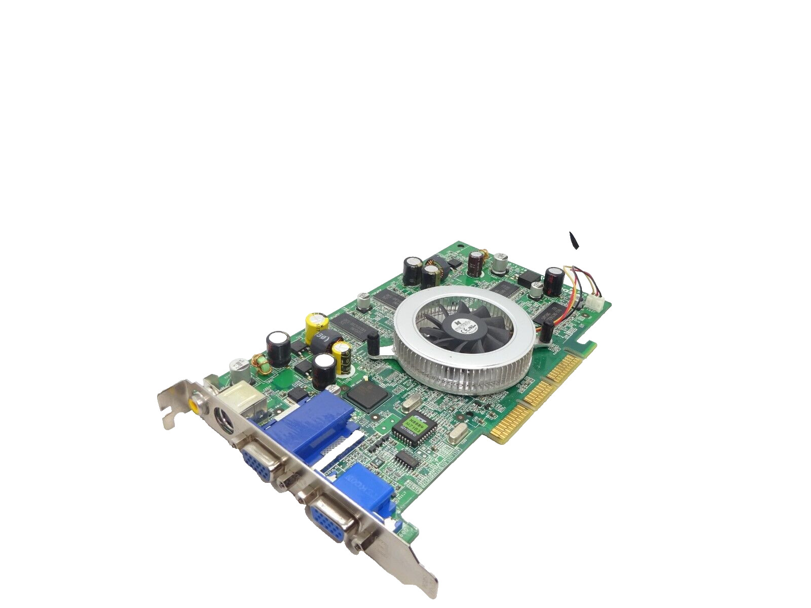 MEDION MSI GeFORCE4 TI 4200 128MB AGP GRAPHICS CARD 2xVGA TV-OUT #GK11948