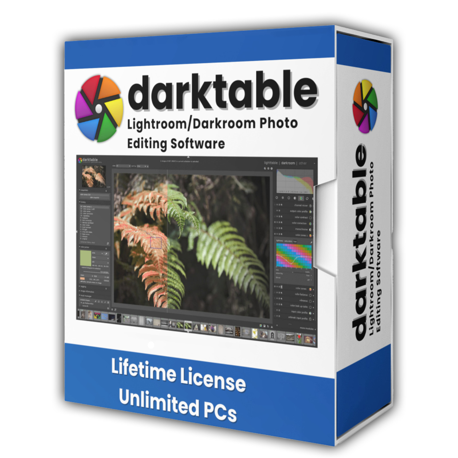 Ultimate Darktable Pack (RAW Photo Editor) (Windows + MacOS + Linux) (USB/DVD)
