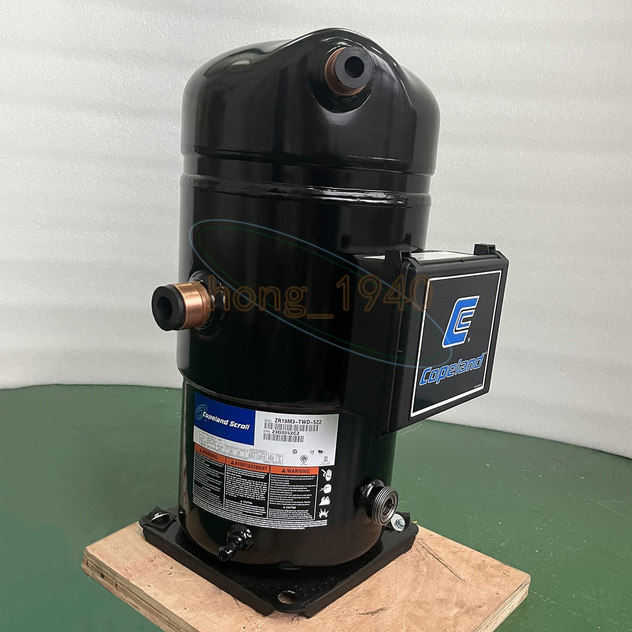 ONE NEW Copeland ZR19M3-TWD-522 Scroll CompressorExpedited Shipping DHL FEDEX