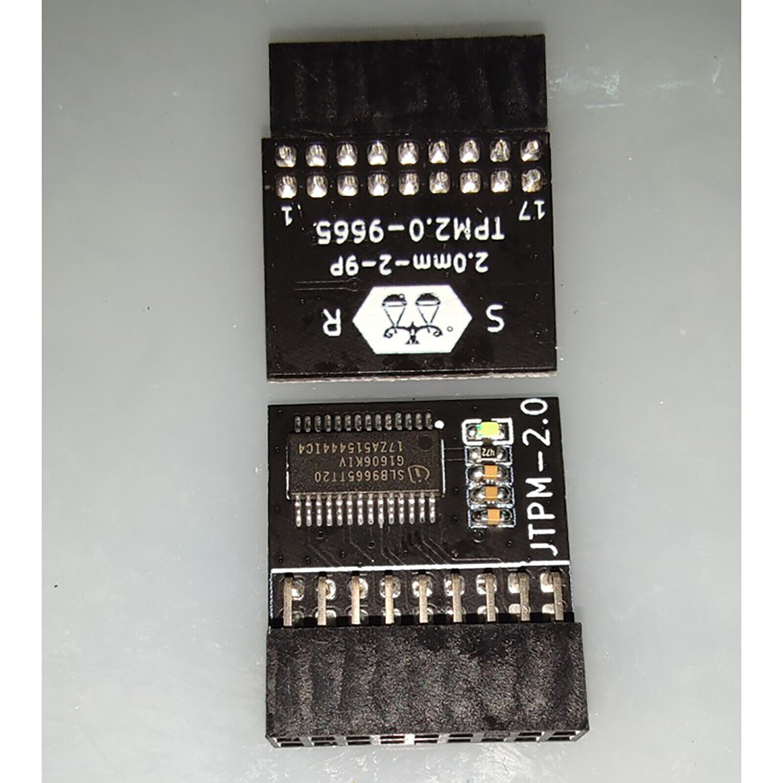 1x TPM TPM2.0 Module ASRock TPM 18-1 Pin Security Module Win11 Part for Infineon