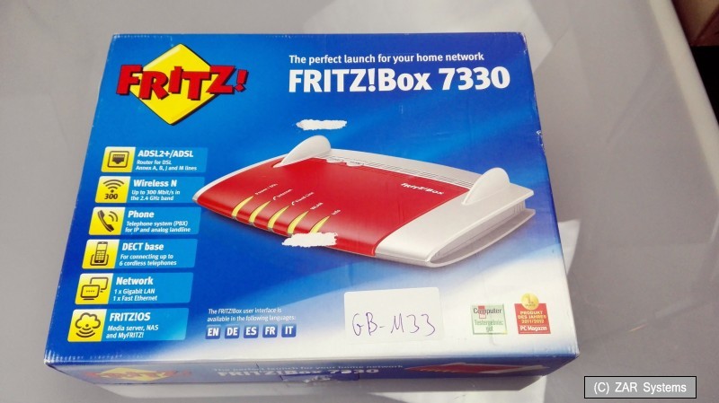 AVM FRITZBox Fon WLAN 7330 International Annex B and Annex A, DSL Modem, Like New