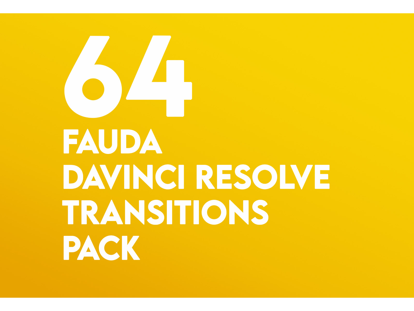 64  DaVinci Resolve Transitions
