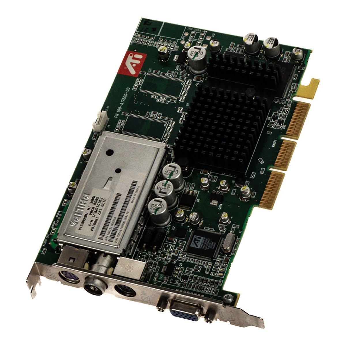 Graphics Card SAPPHIRE All-In-Wonder ATI RADEON 9200SE 128MB DDR 109-A17600-00 AGP