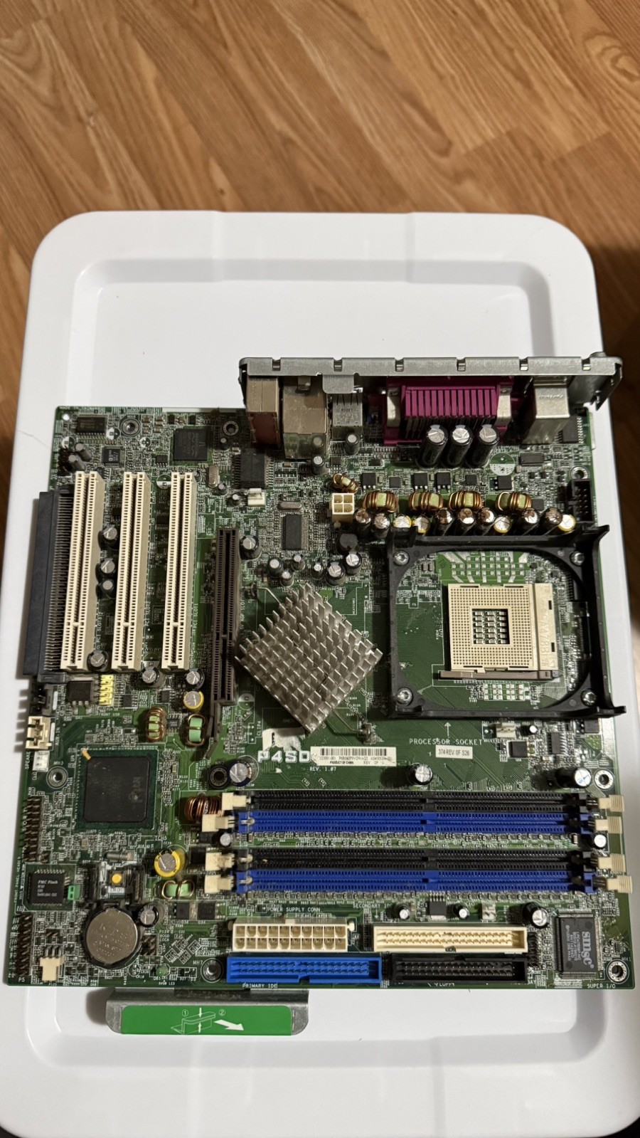 ASUS HP P4SD Socket 478 Rev 1.07 865G AS# 305374-001 Motherboard ~ Tested NO CPU