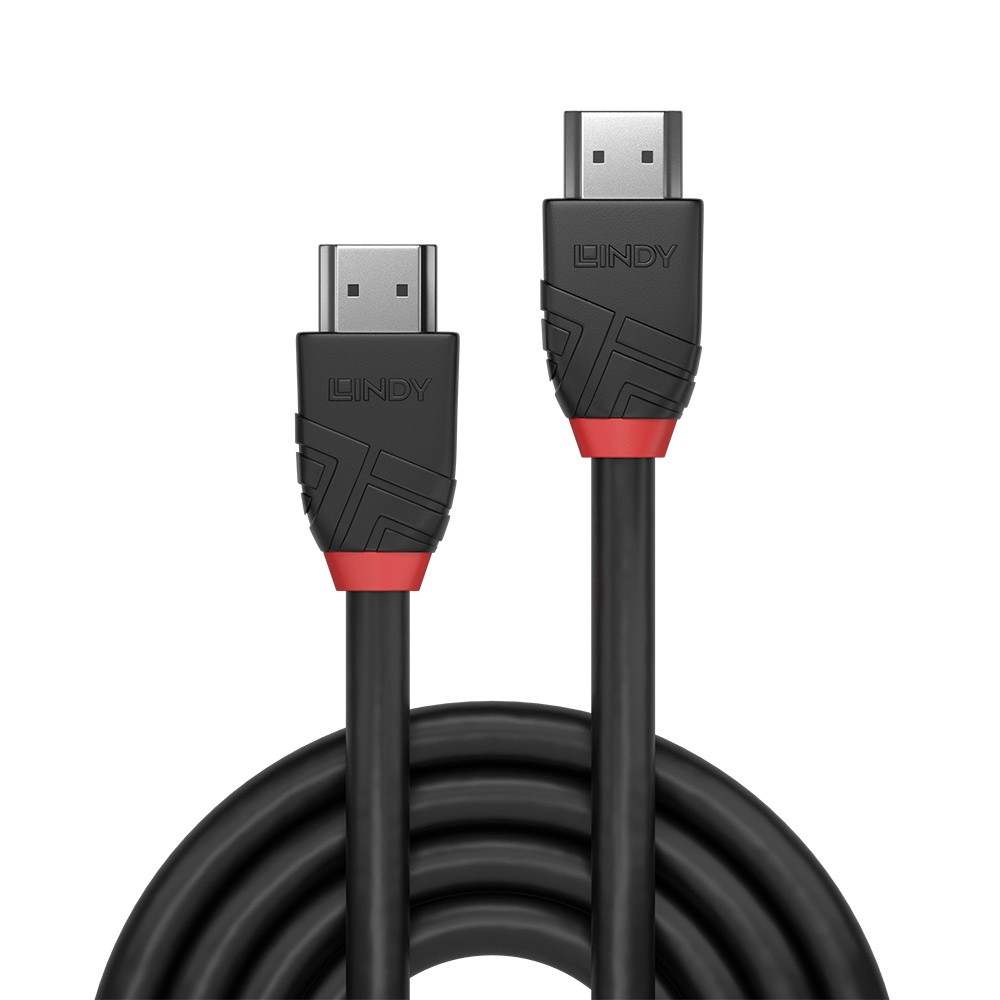 Lindy HDMI Cable 8K60Hz Black Line Digital/Display/Video Cable 1m 36771
