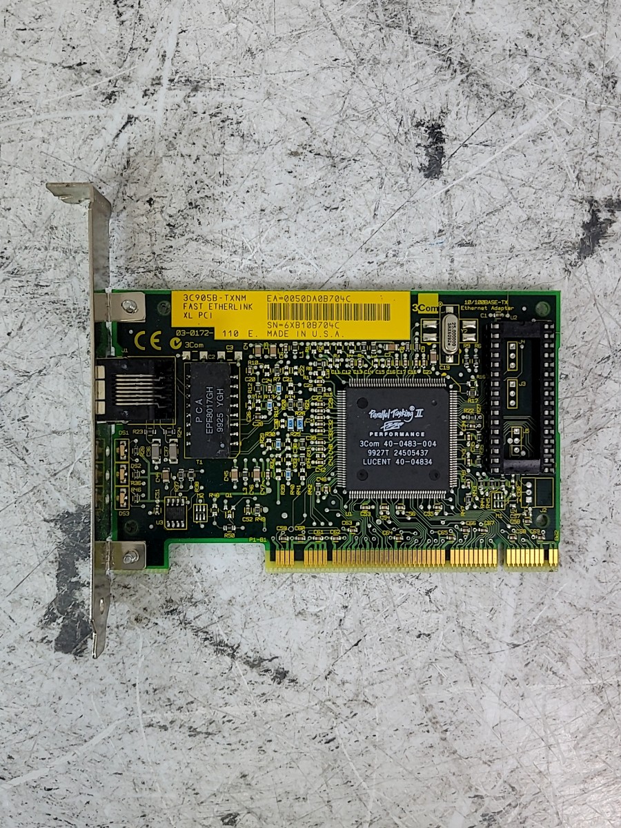 3Com 3C905B-TXNM PCI Fast Ethernet Cards single-port