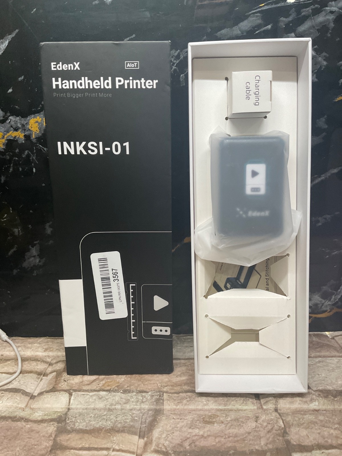 EdenX INKSI-01 Handheld Inkjet Printer Portable Marking Machine