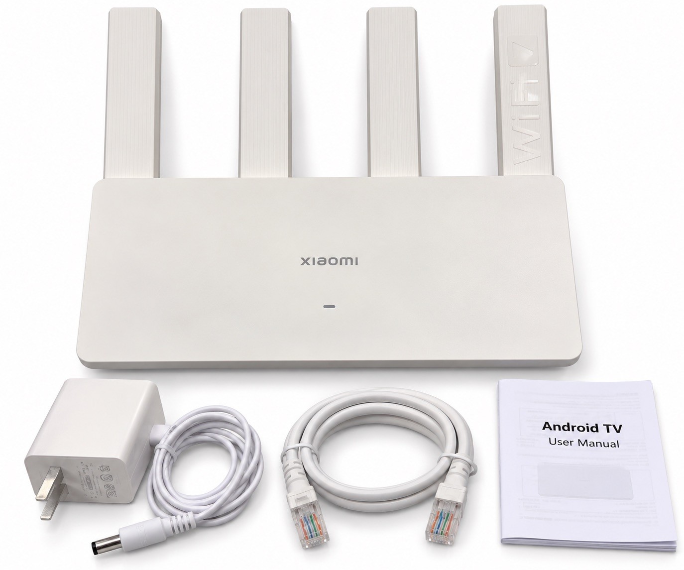 Xiaomi Router BE3600 RD15 Dual-Band White WiFi Router, 4 LAN Ports 3600 Mbps