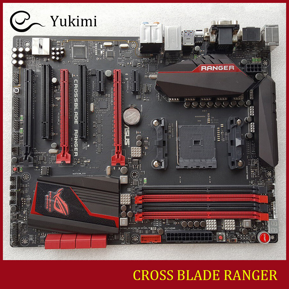 FOR ASUS CROSSBLADE RANGER 64GB DVI VGA HDMI DDR3 Motherboard