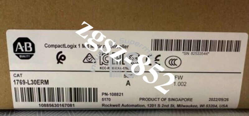 1pc 1769-L30ERM CompactLogix 1 MB Motion Controller Brand New Fast FedEx or DHL