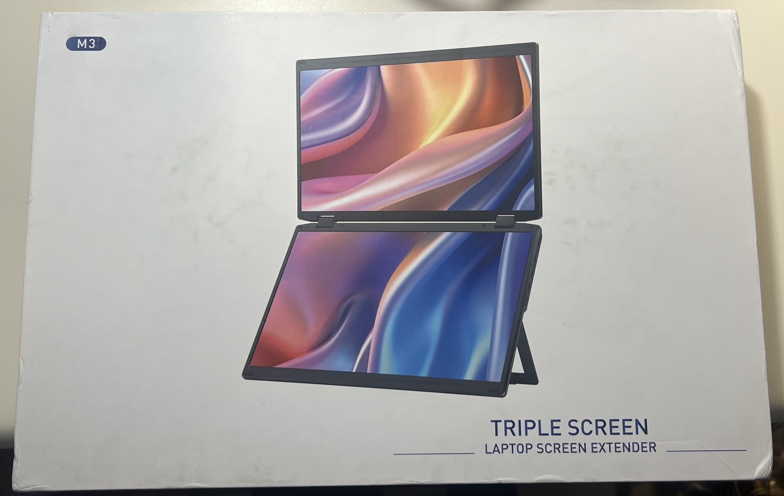 M3 Triple Screen Extender 15.6” FHD IPS Portable Laptop Monitor New