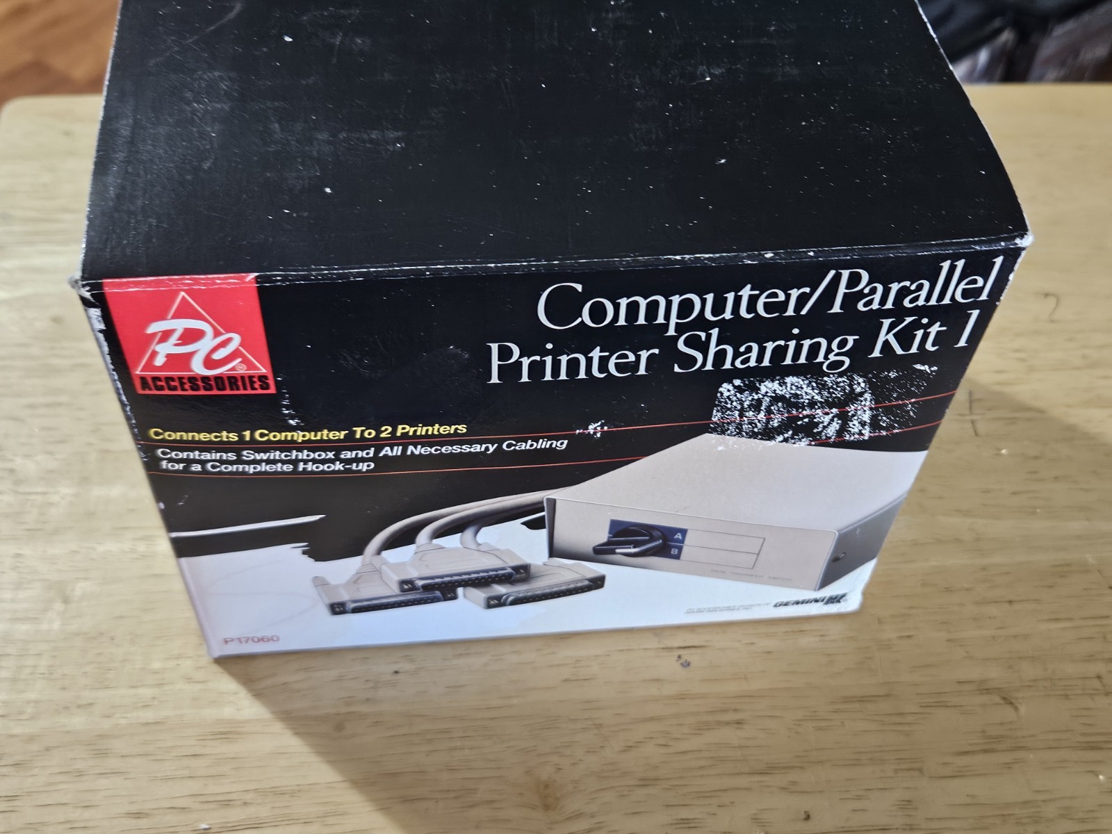NOS Vintage PC Accessories Gemini III Computer Printer Sharing Kit 1 P17060