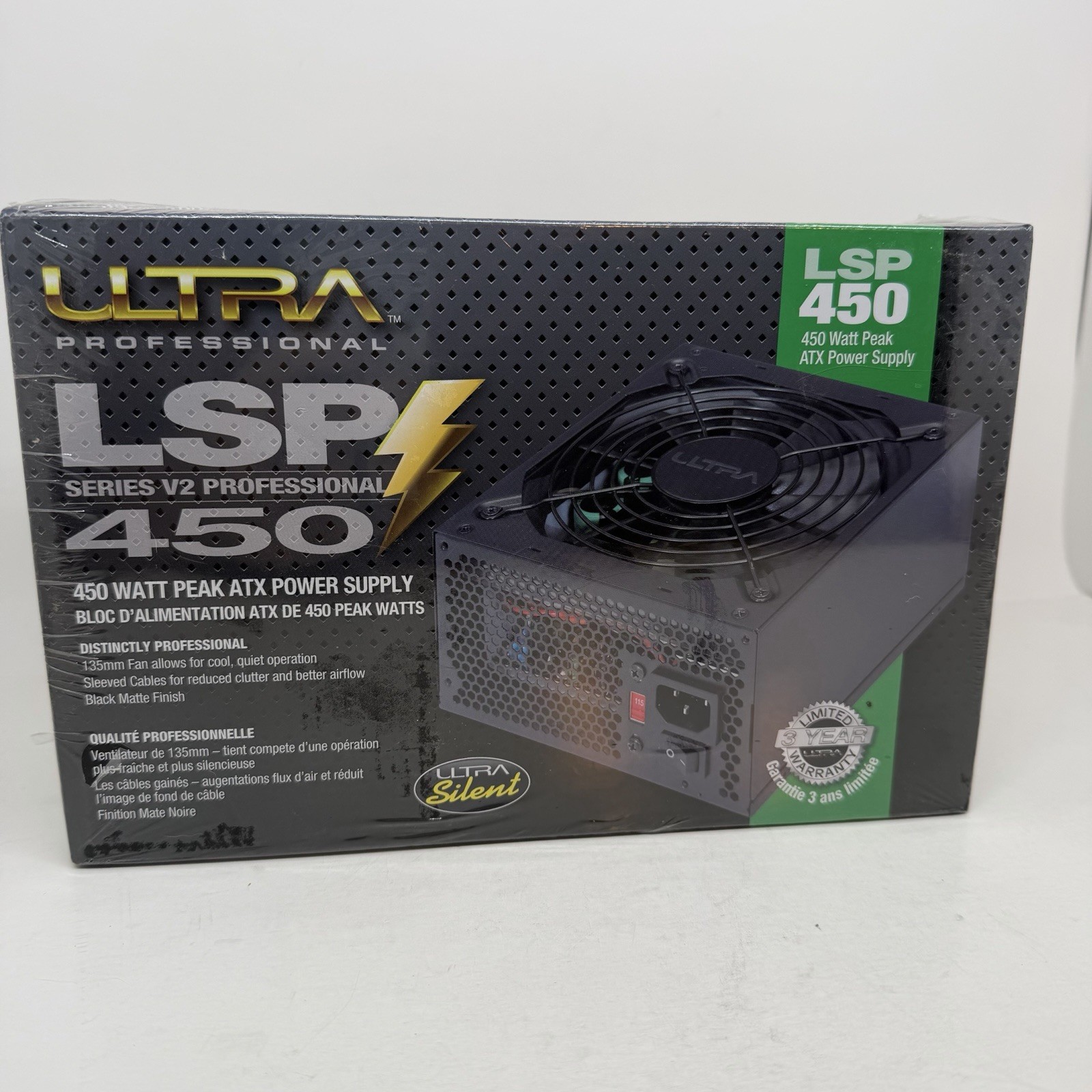 Ultra Lifetime Series Professional LSP450 Power supply ATX AC 115/230 V 450 Watt