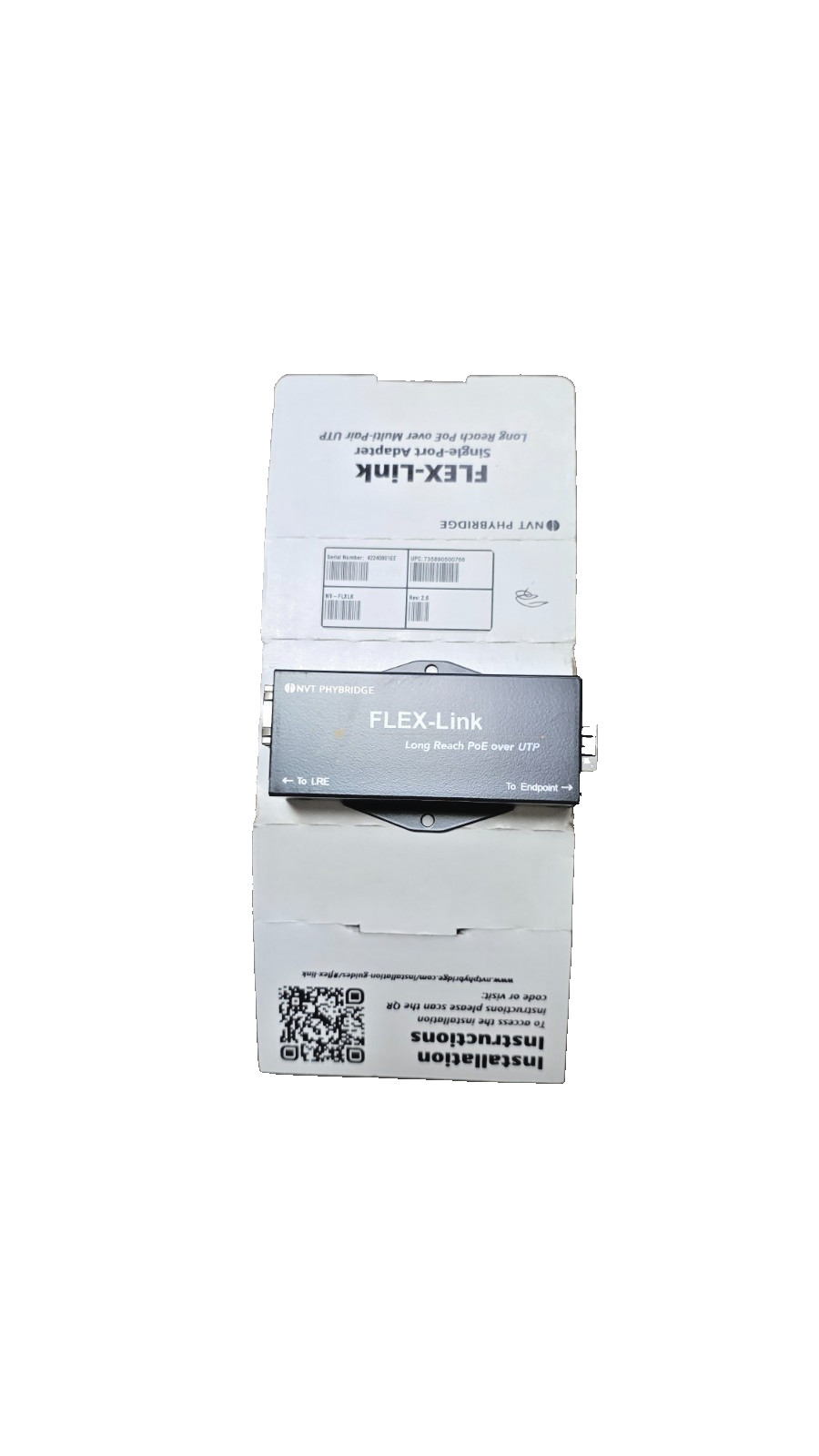 NVT NV-FLXLK Phybridge Flex-link Adapter Extender