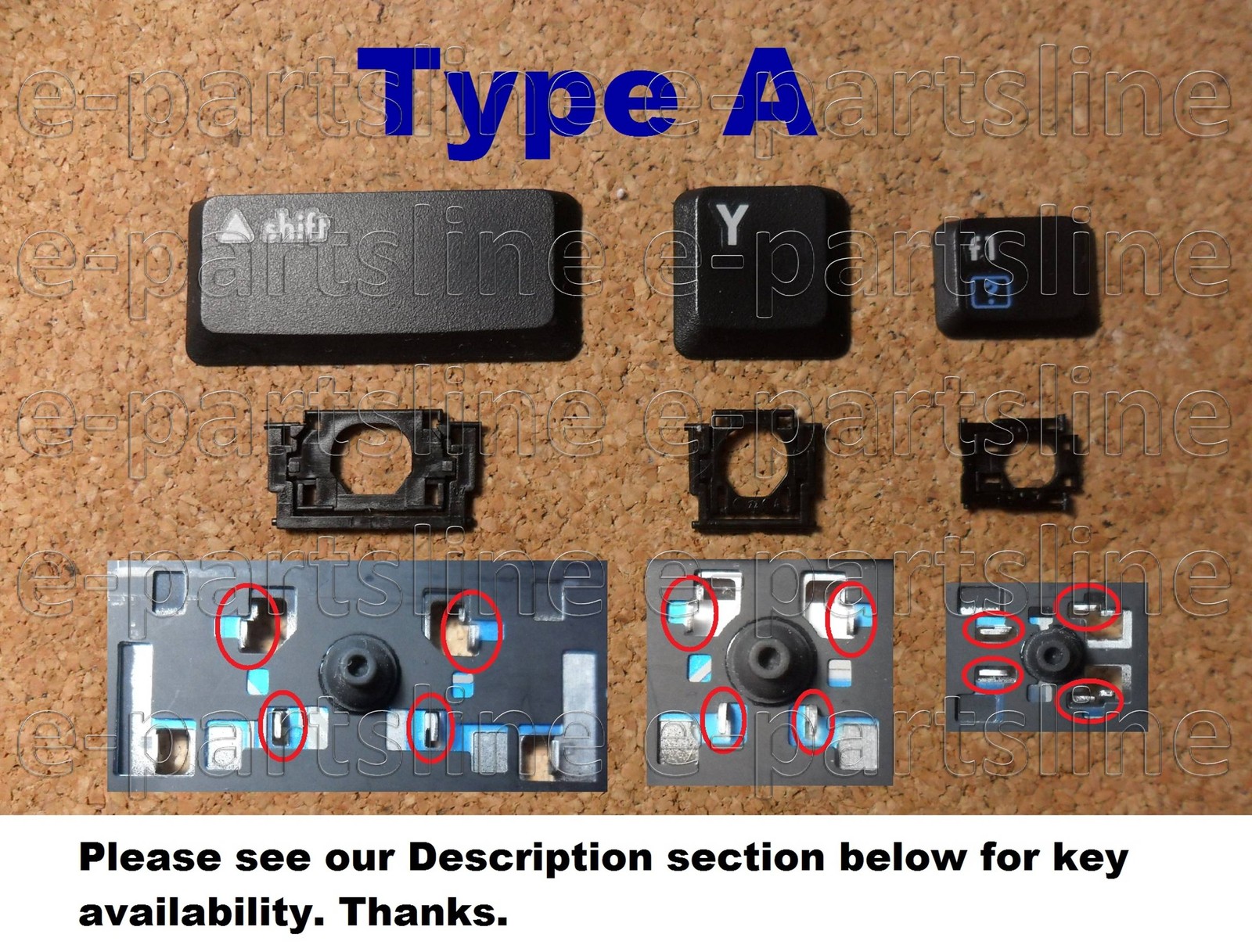 Genuine HP Pavilion DV1000 Keyboard Replacement Key 