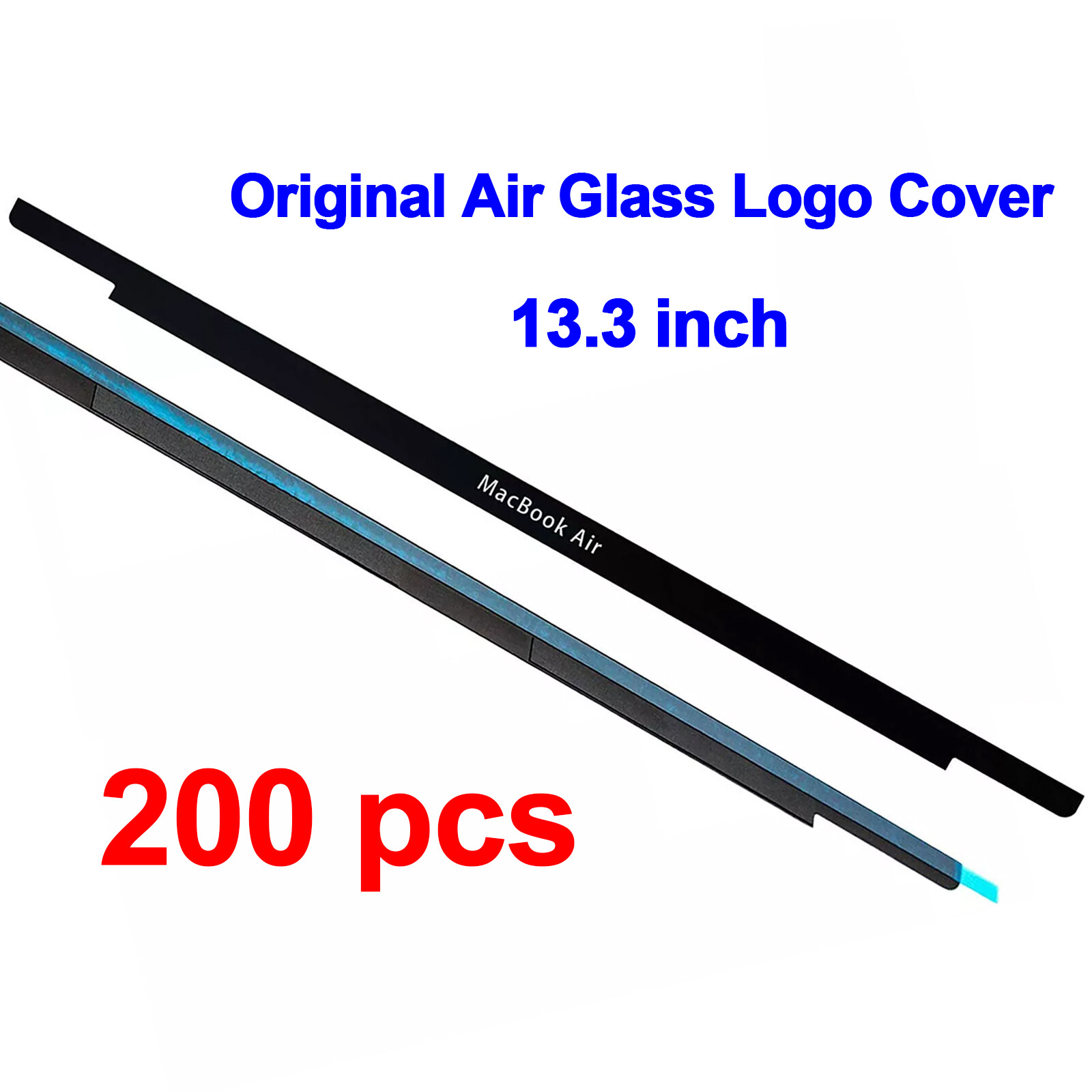 200PCS A1932 A2179 A2337 For MacBook Air 2018-2020 Front Glass Bezel Logo Cover