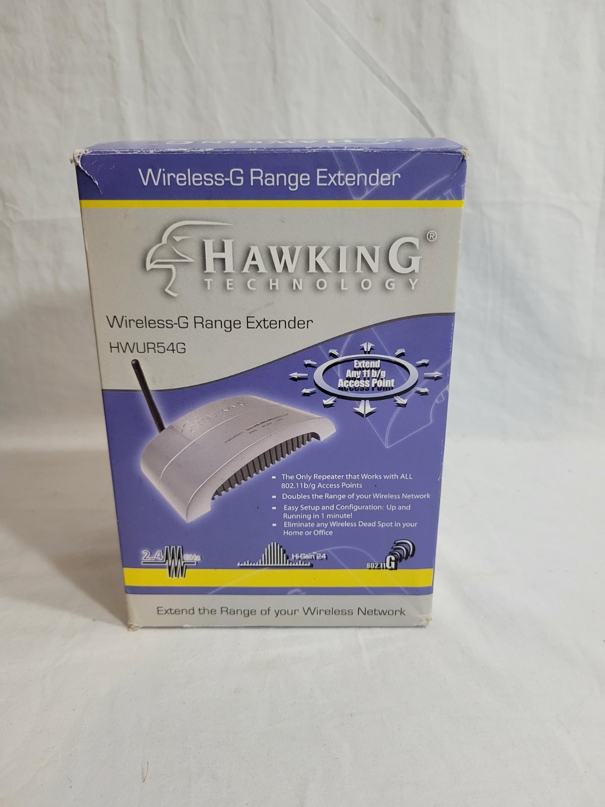 Hawking Technology Wireless-G Range Extender, model HWUR54G,