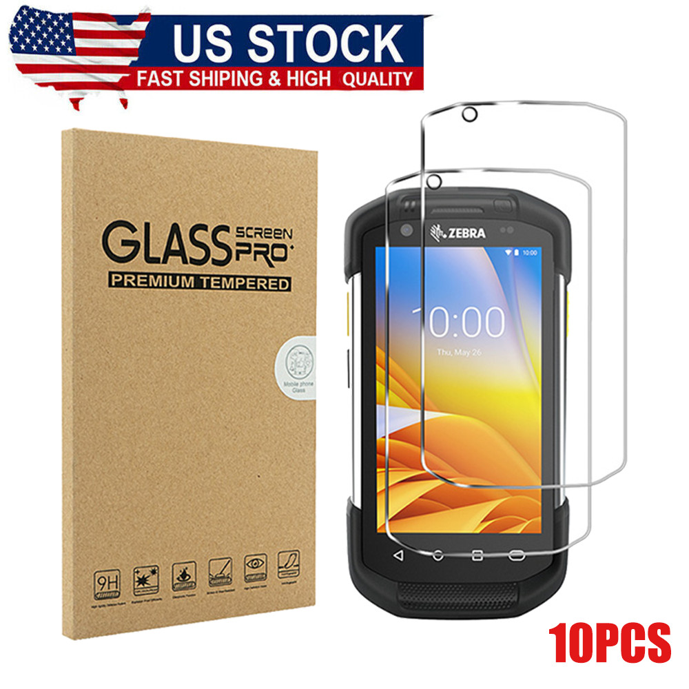 10Pcs Tempered Screen Protector for   Zebra Symbol TC70 TC75 TC77