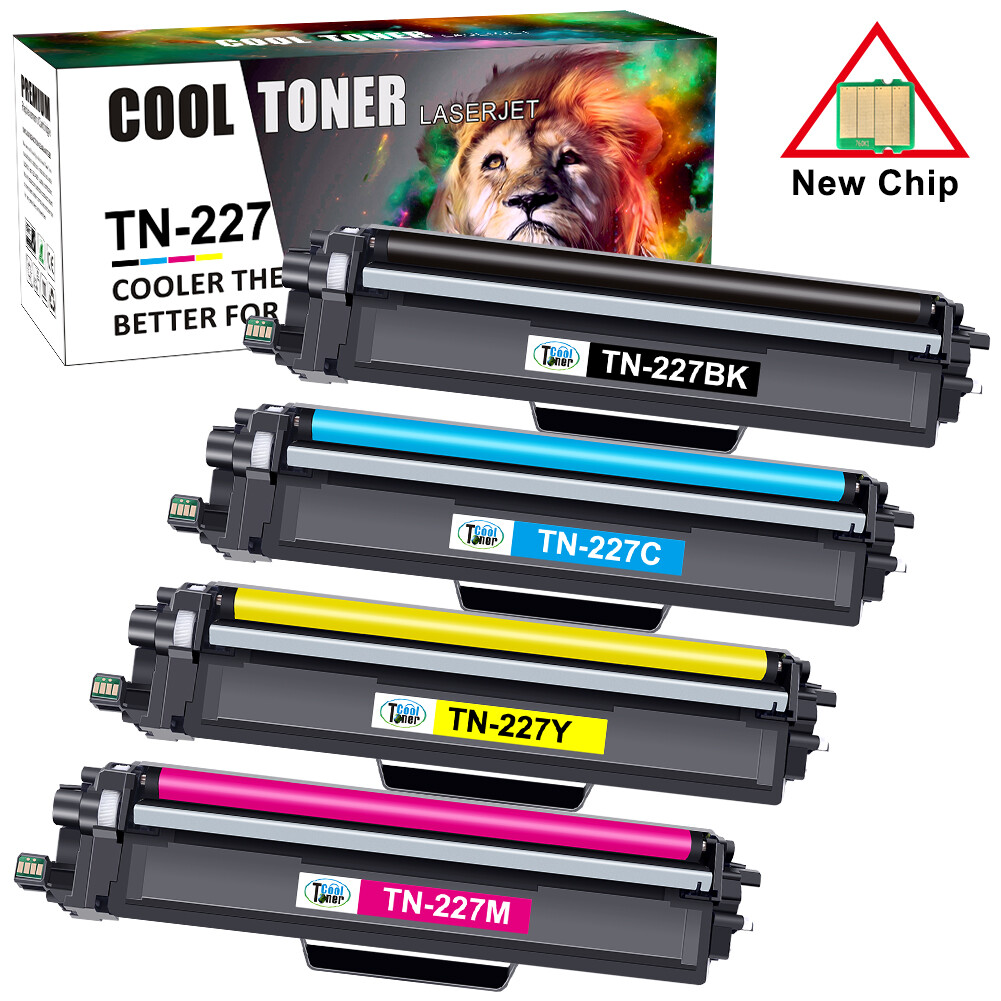 4P Toner Black Color Replacement for Brother TN227 HL-L3290CDW MFC-L3770CDW