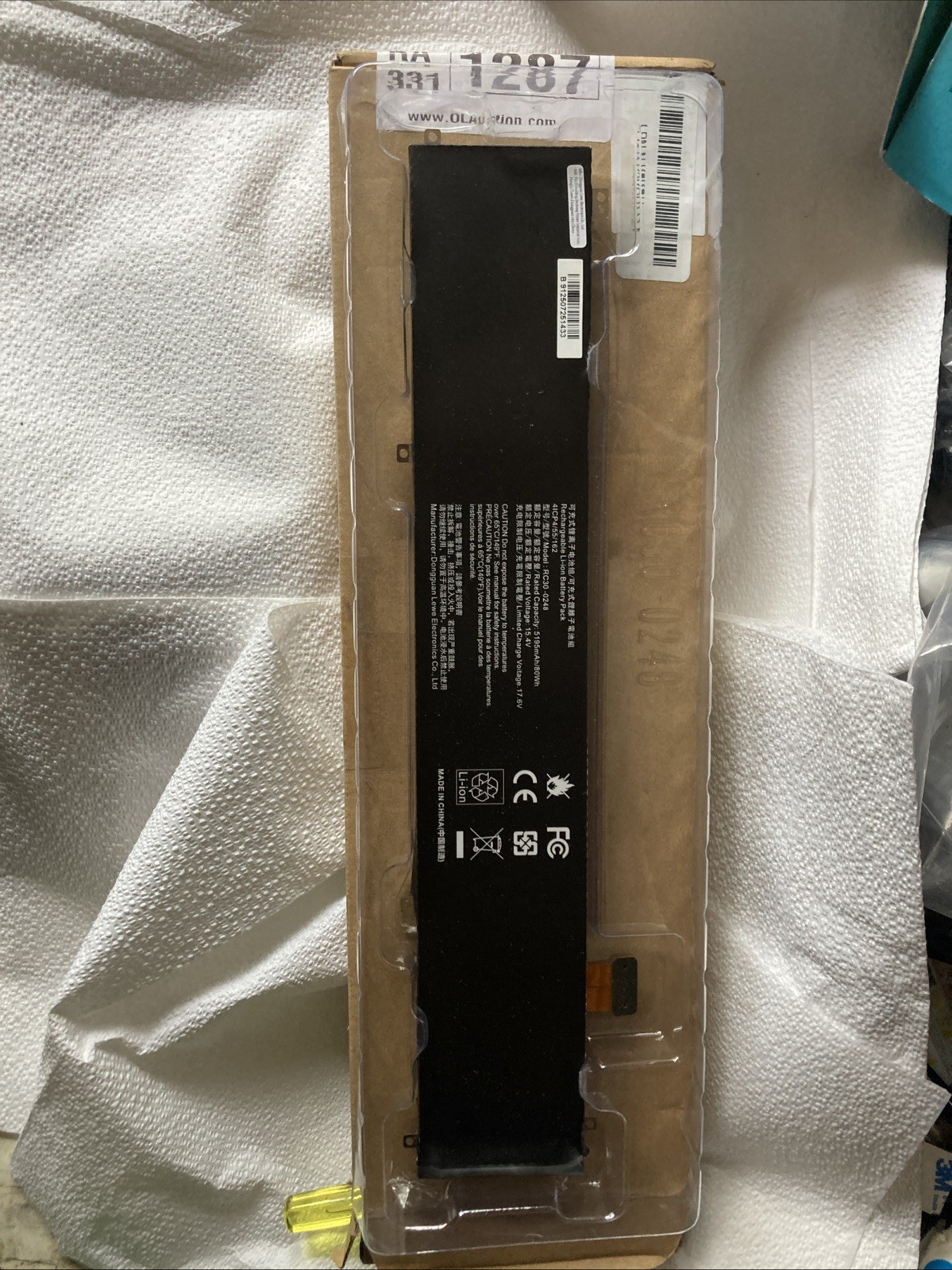 US SHIP genuine RC30-0248 battery for Razer Blade 15 Advanced 2019 2018 1070GTX