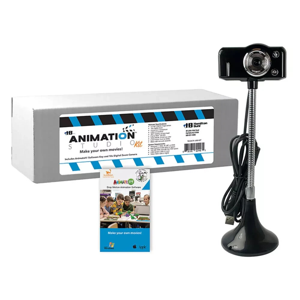HAMILTONBUHL ANI-KIT Steam Education Animation Studio Kit Capture Webcam