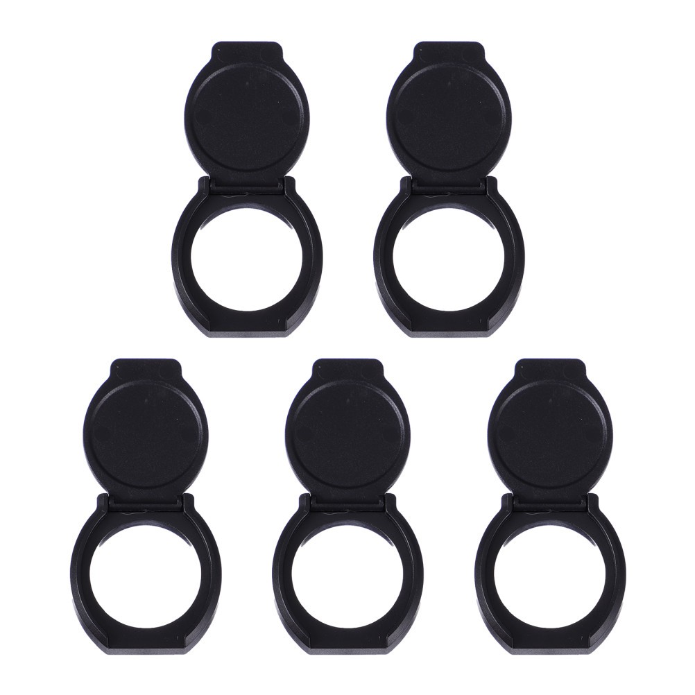 5Pcs Durable ABS Phone Webcam Covers Black Privacy Protector Stickers