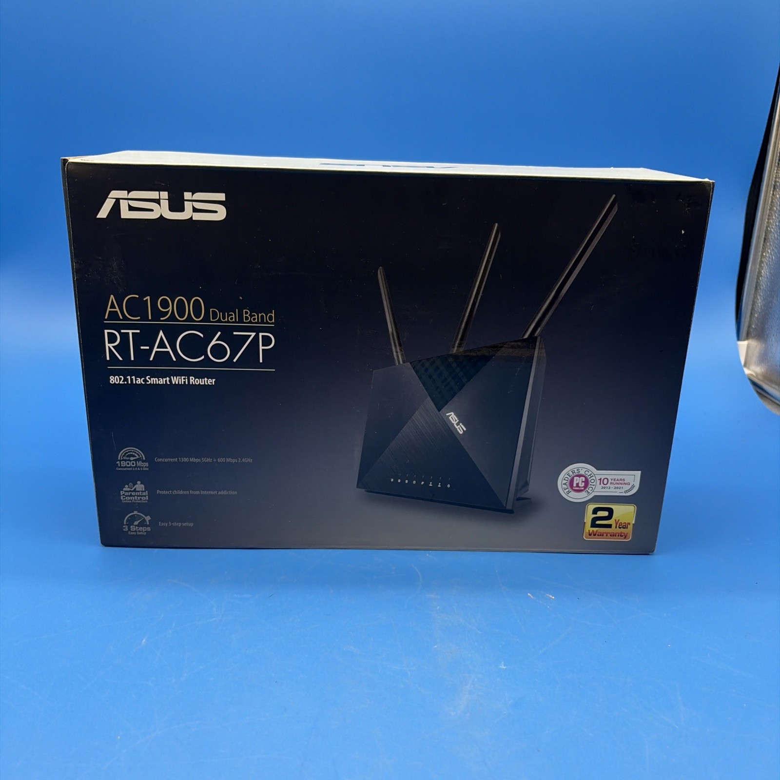 ASUS AC1900 WiFi Router RT-AC67P Dual Band Gigabit Wireless Internet Router NEW