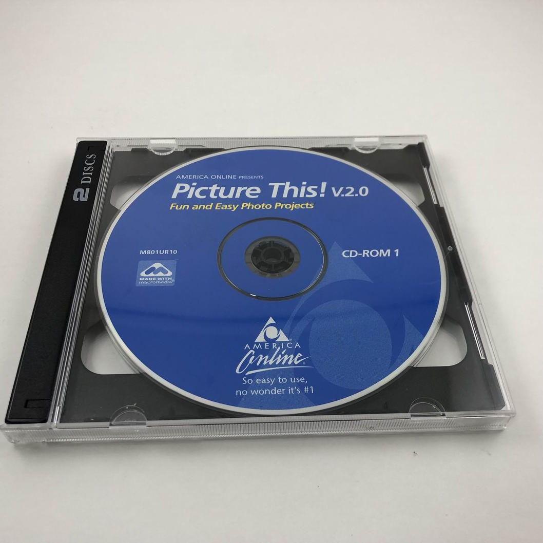 Picture This V.2.0 Fun Easy Photo Projects PC WIN 95/98 CD-ROM 2 Disk Set